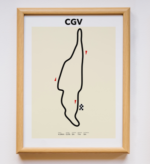 Circuit Gilles-Villeneuve (CGV) Print