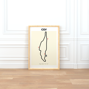 Circuit Gilles-Villeneuve (CGV) Print