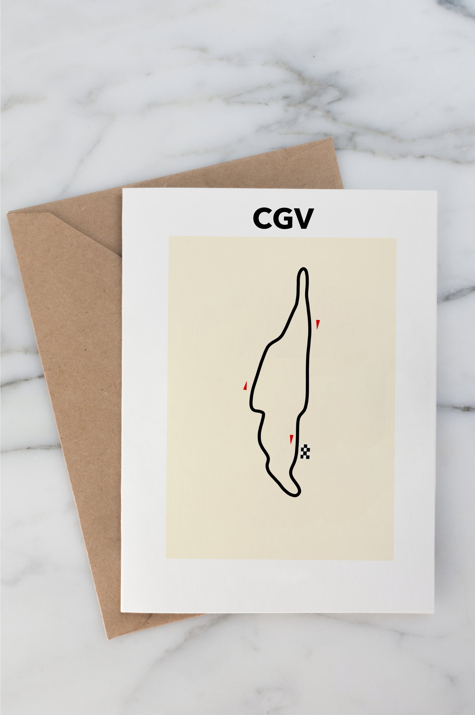 Circuit Gilles Villeneuve - Greeting Card