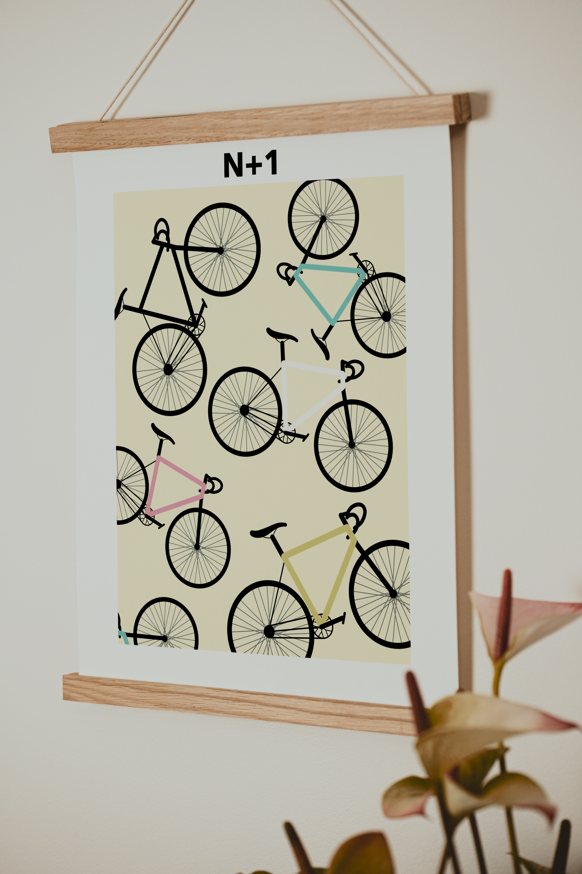 N+1 Bike Print