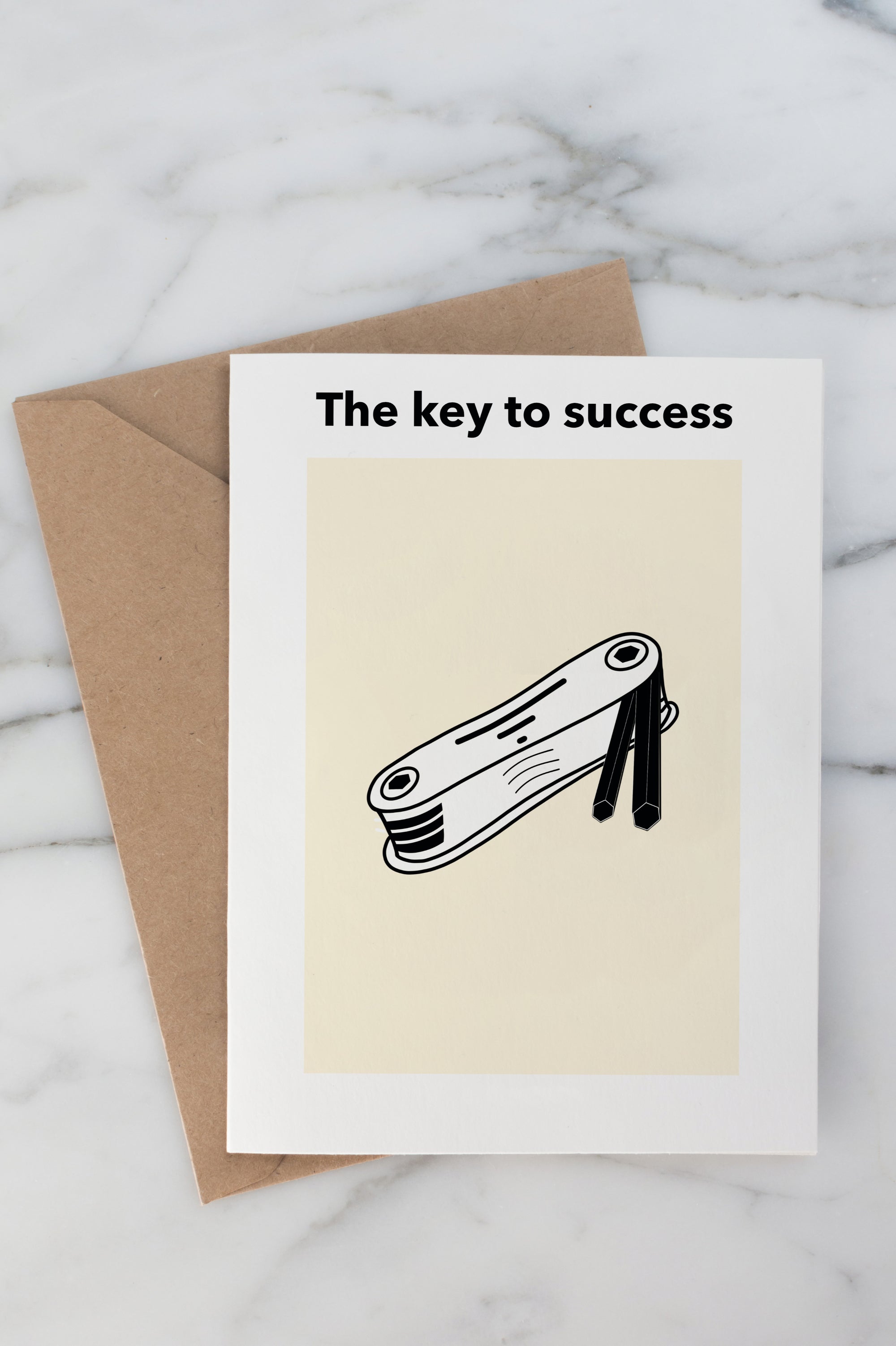 Key to Success - Greeting Card